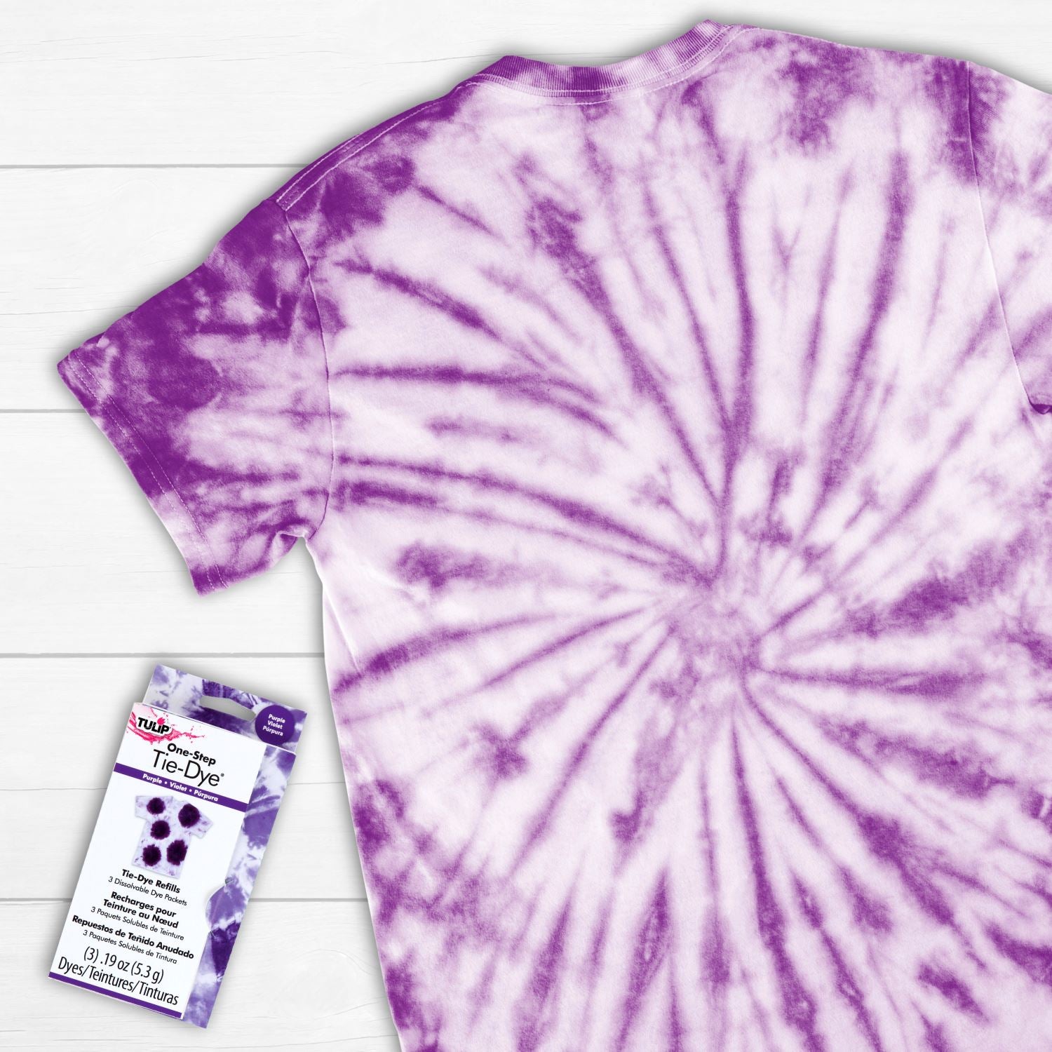 Tulip One-Step Tie-Dye Refills Purple - 6