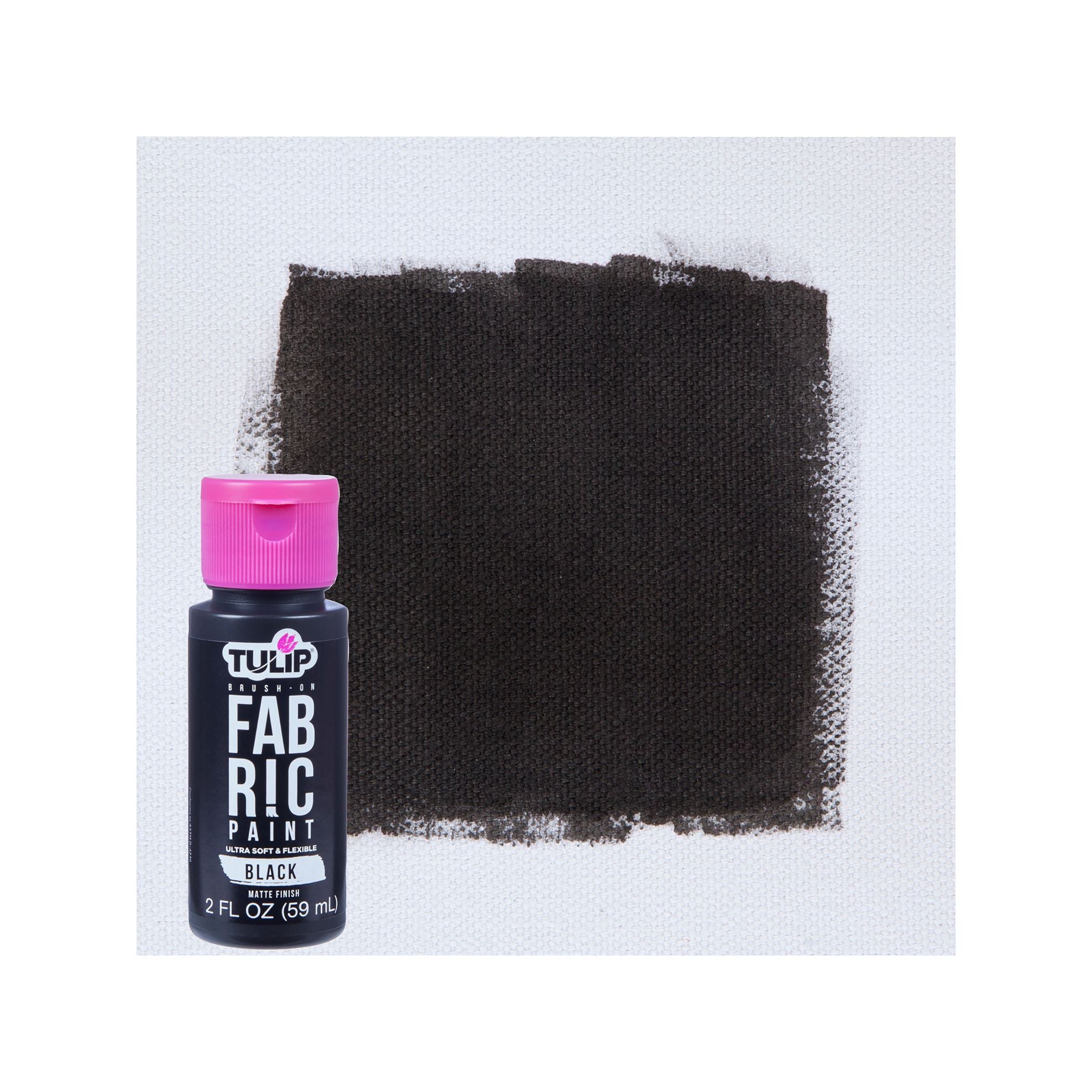 Tulip Soft Matte Fabric Paint 2oz-Black, 1 count - Fred Meyer