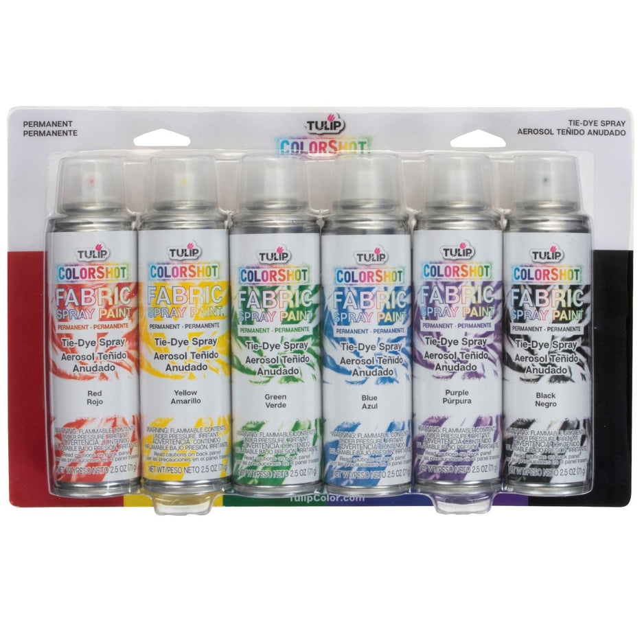 Tulip ColorShot Instant Fabric Spray Kits – Tulip Color Crafts