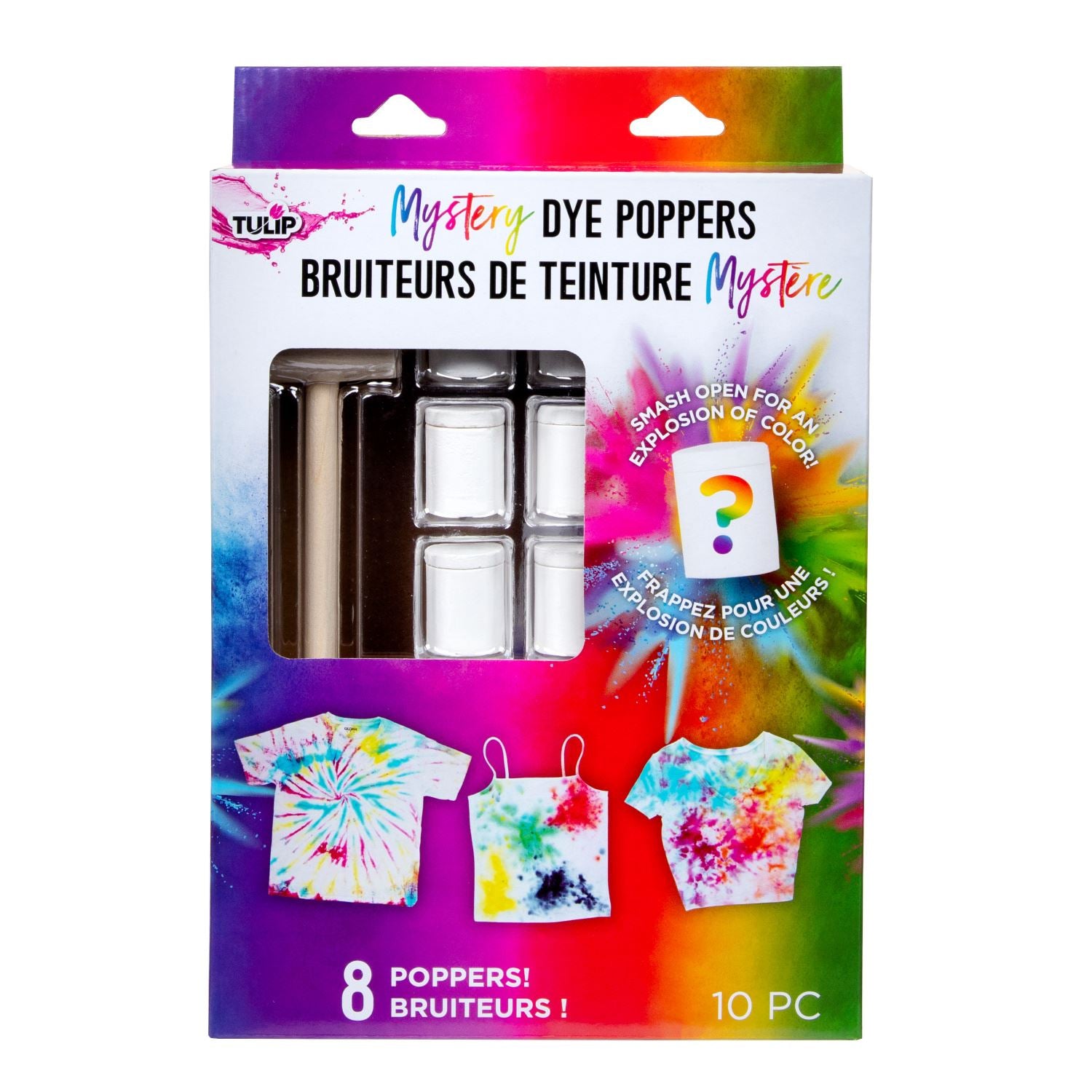 Tulip Mystery Dye Poppers 8-Color 10-Pc. Kit - 1
