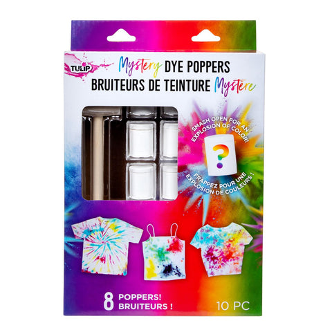 Tulip Mystery Dye Poppers 8-Color 10-Pc. Kit