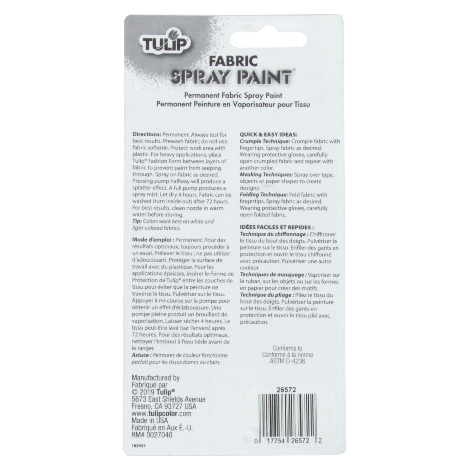 Tulip Fabric Spray Paint Diamond Glitter 4 fl. oz. - 4