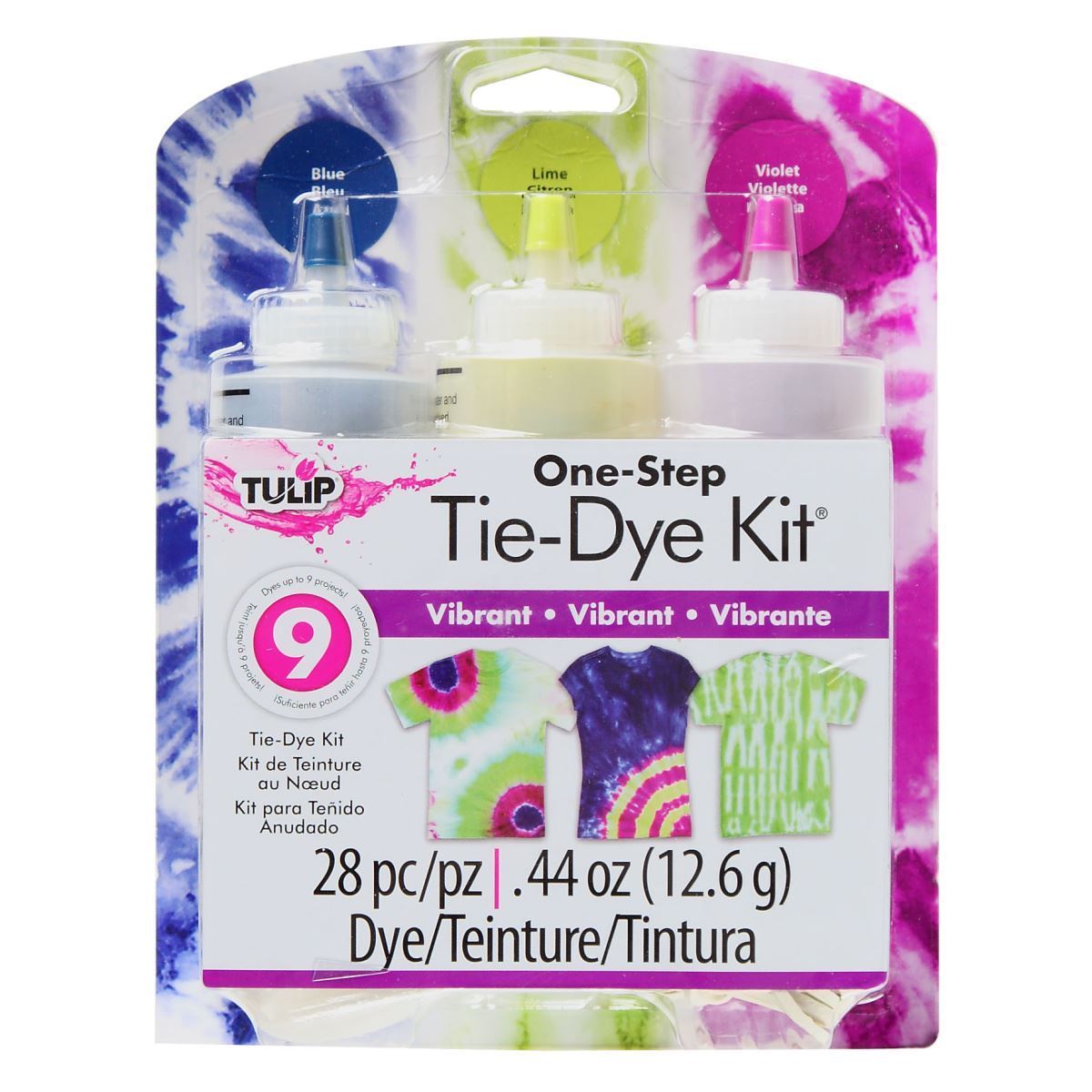 Tulip Vibrant 3-Color Tie-Dye Kit - 1