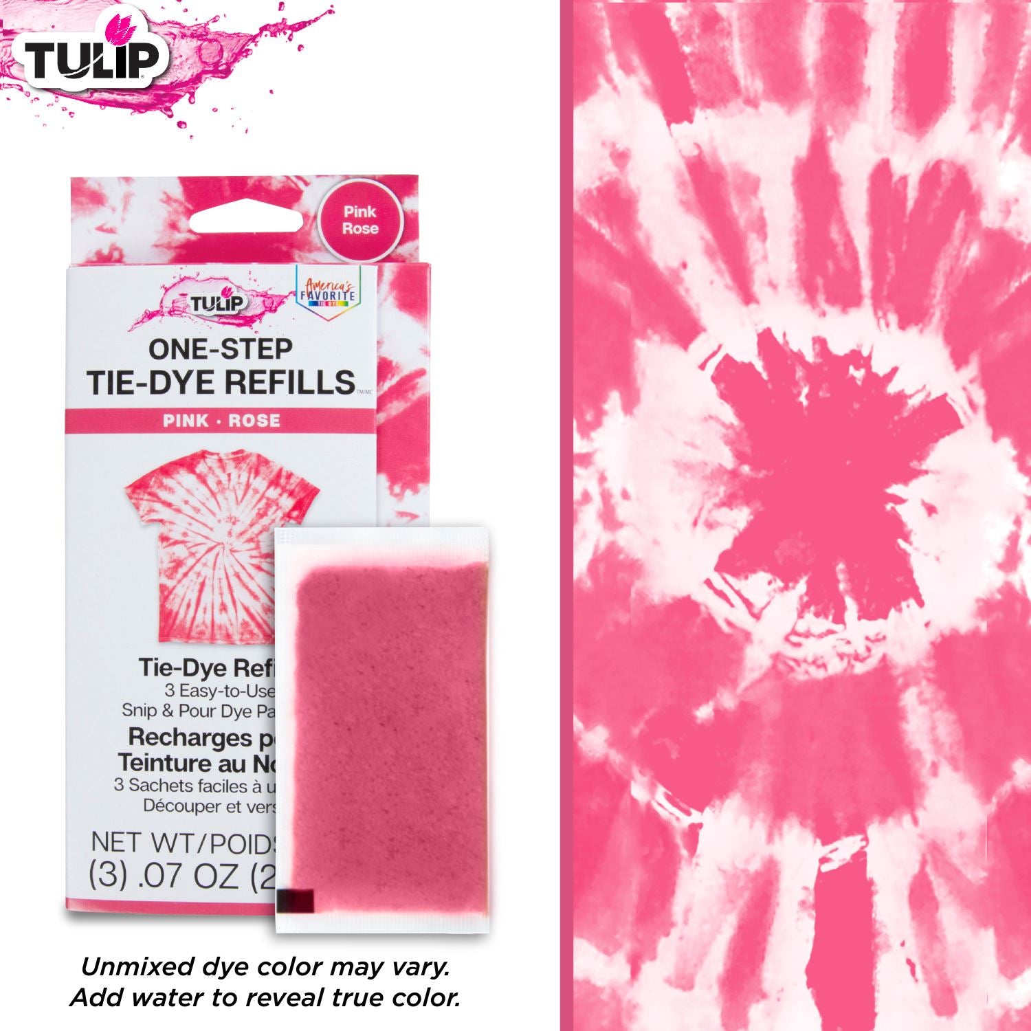 Tulip One-Step Tie-Dye Refills Pink - 4