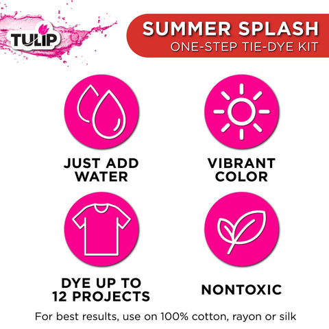 Tulip Summer Splash 8-Color Tie-Dye Kit