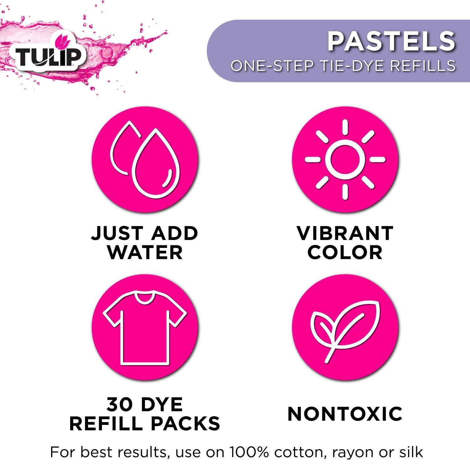 Tulip Tie-Dye Refills  Pastels 30 Pack - 4