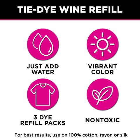 Tulip One-Step Tie-Dye Refills Wine