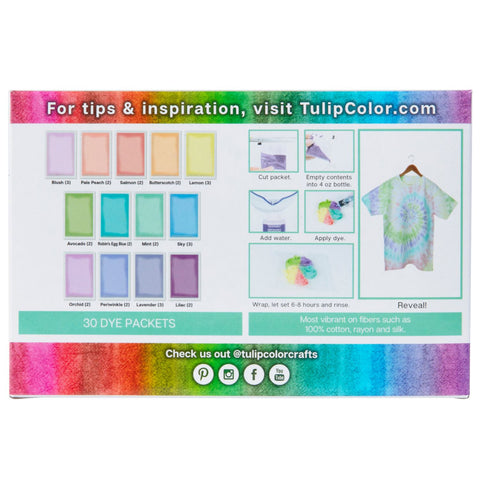 Tulip Tie-Dye Refills  Pastels 30 Pack