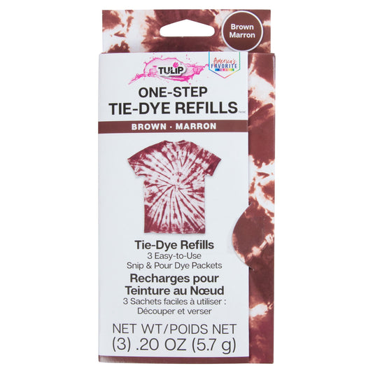 Tulip One-Step Tie-Dye Refills Brown
