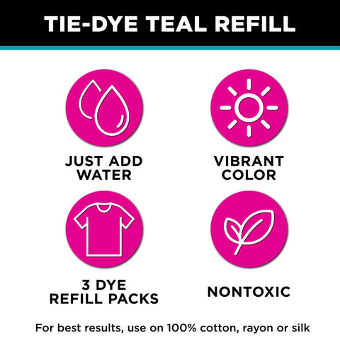 Tulip One-Step Tie-Dye Refills Teal
