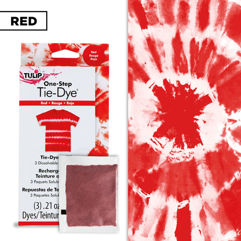 Tulip One-Step Tie-Dye Refills Red
