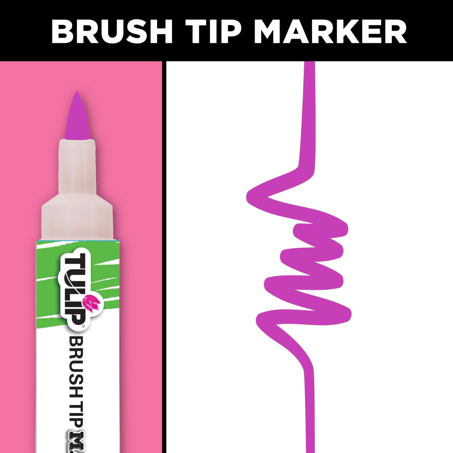 Tulip Brush-Tip Fabric Markers Neon 10 Pack - 5