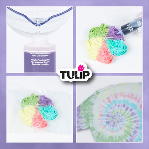 Tulip Flower Petals 5-Color Tie-Dye Kit