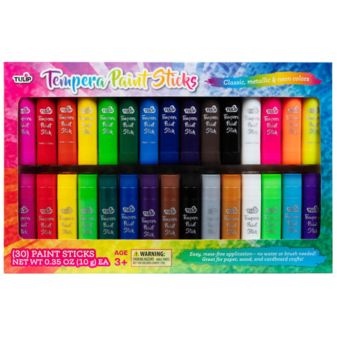 Tulip Tempera Paint Sticks 30 pack