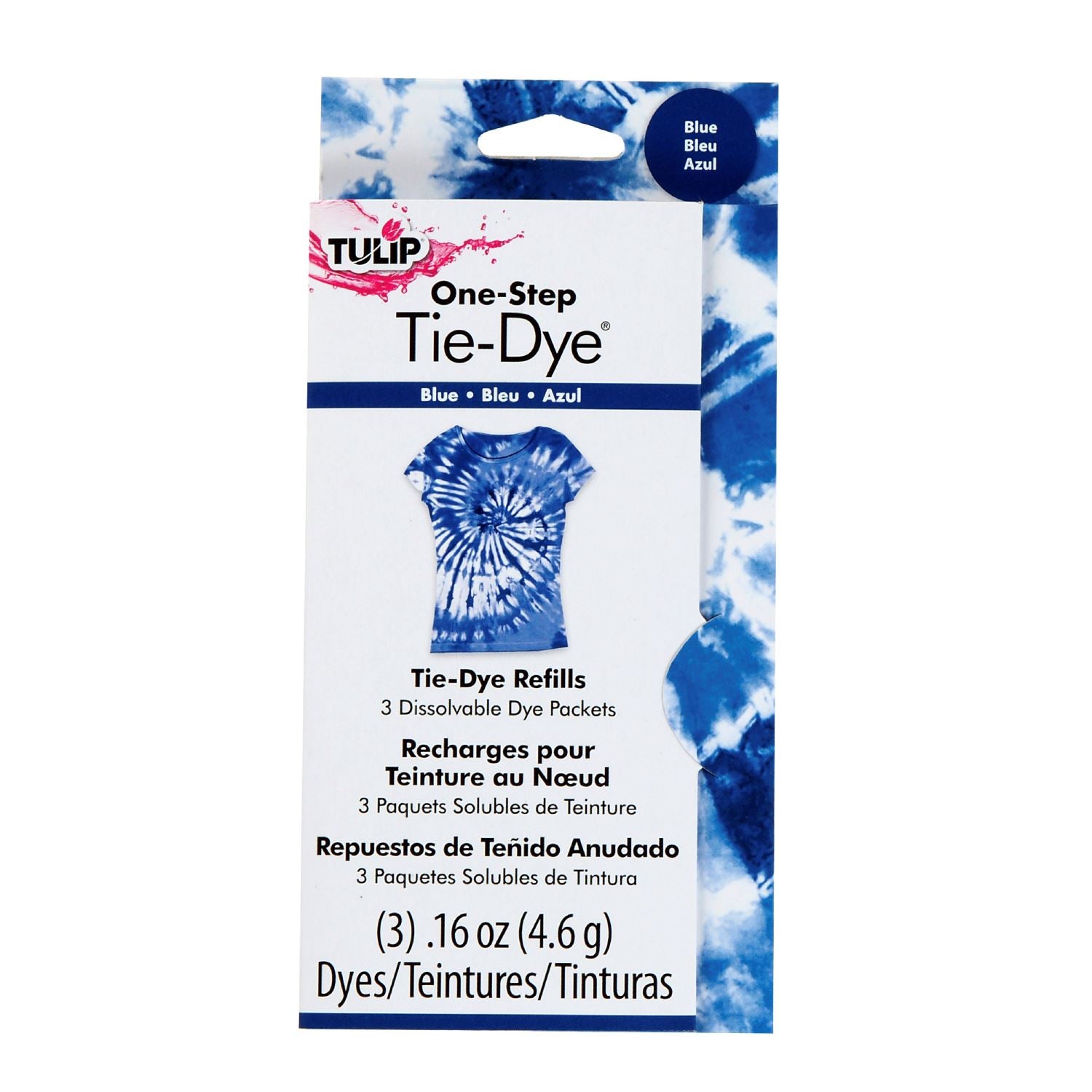 Tulip One-Step Tie-Dye Refills Blue - 1