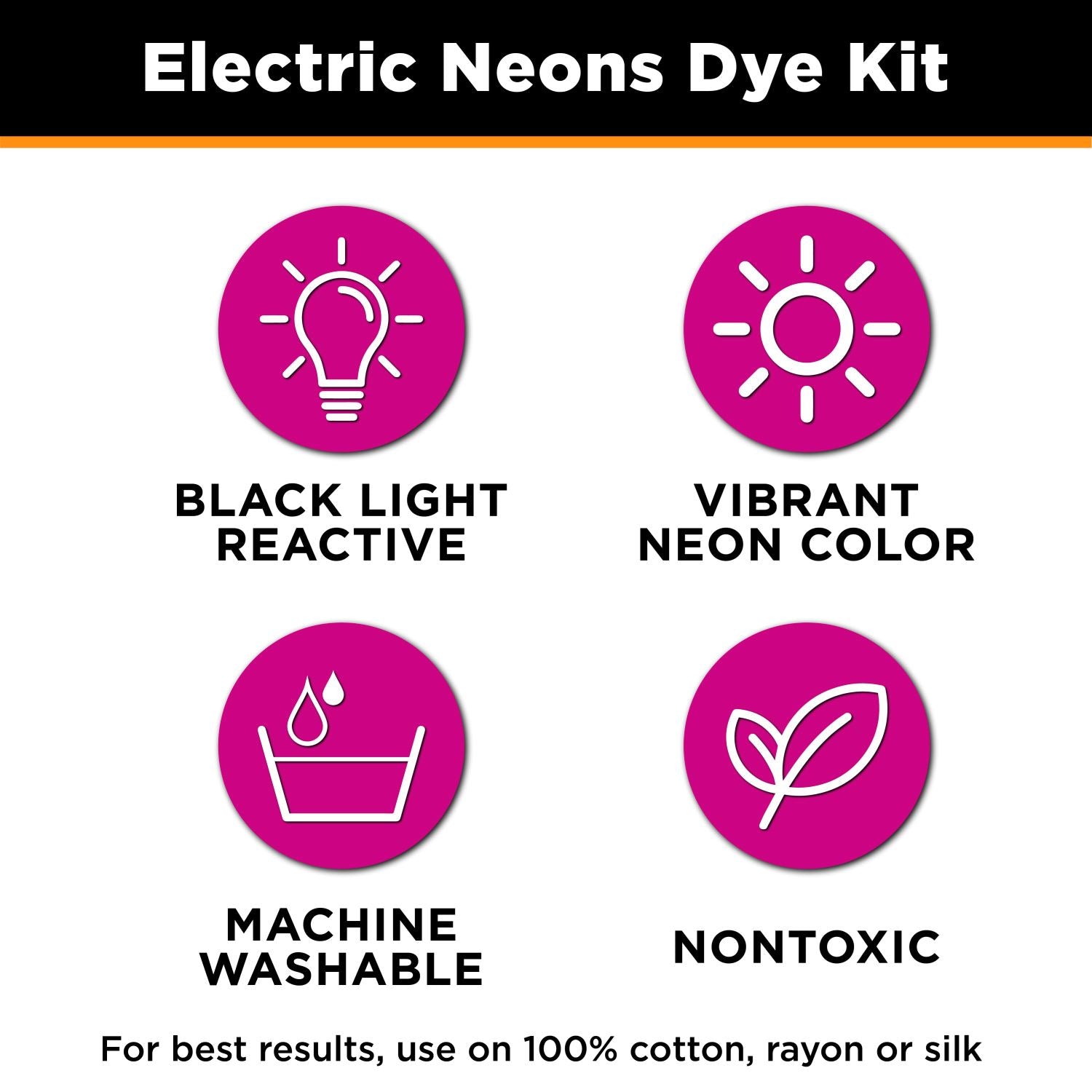 Tulip Electric Neons 16 fl. oz. 4-Color Dye Kit - 3