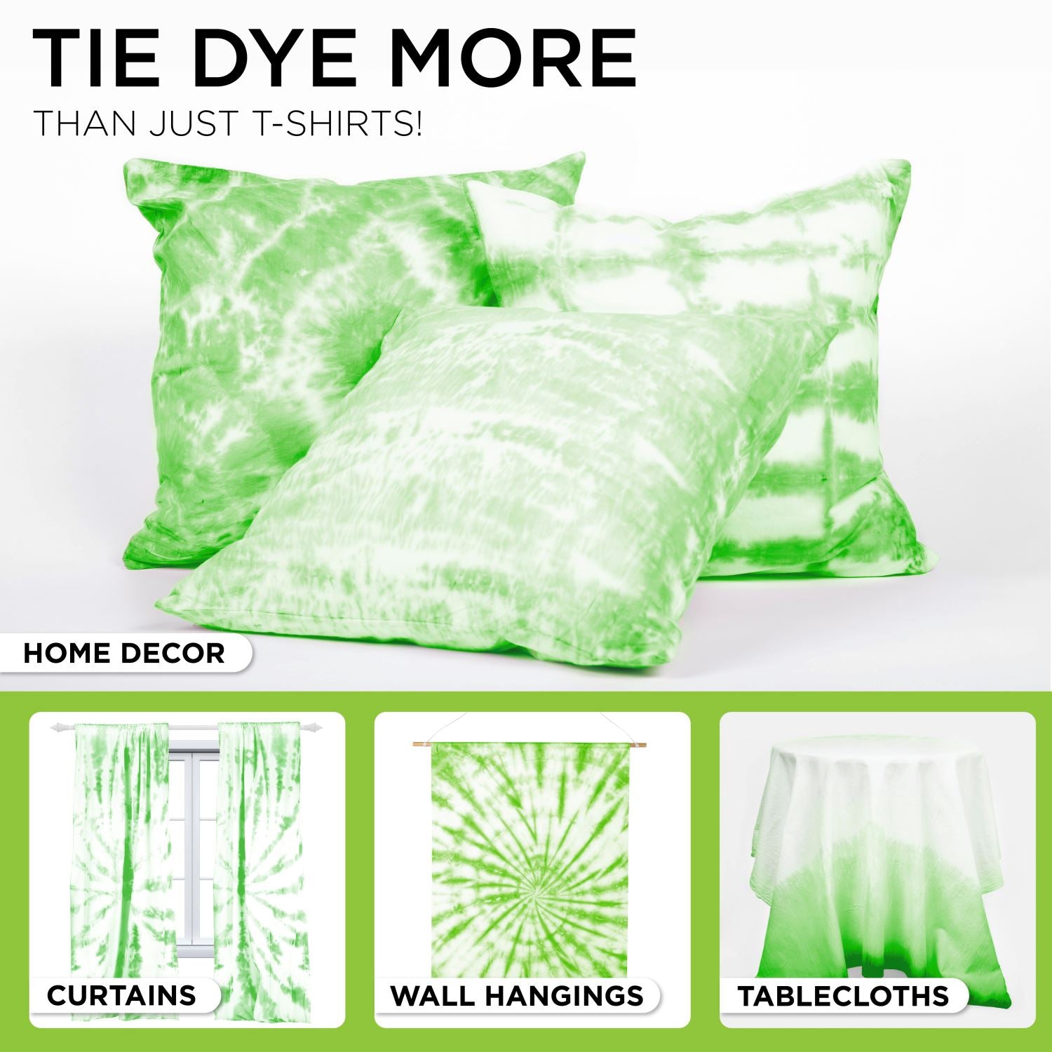 Tulip one-step tie dye • Two-minute tie dye kit Carnival 12pcs