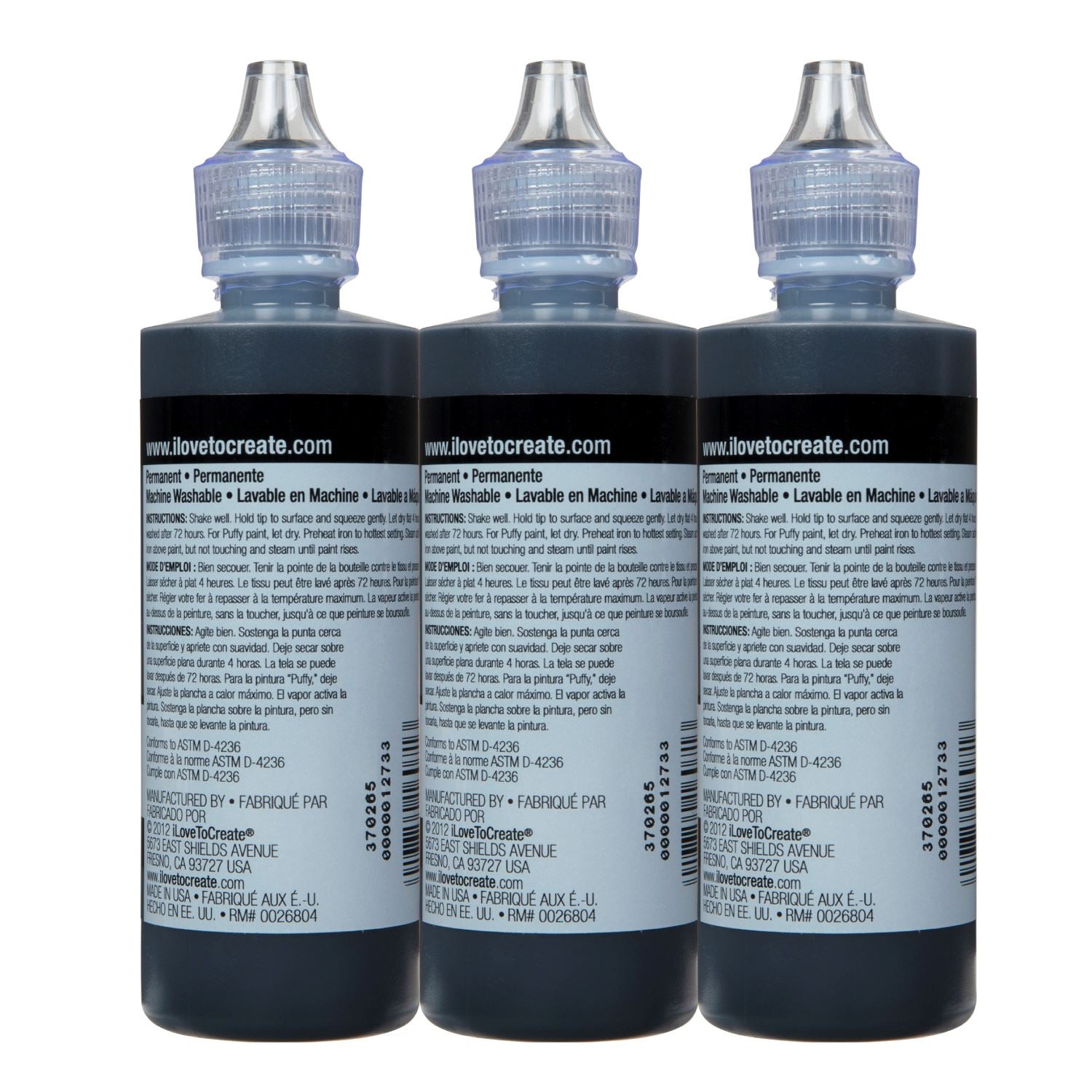Picture of 37562 Black 4 oz. 3 Pack