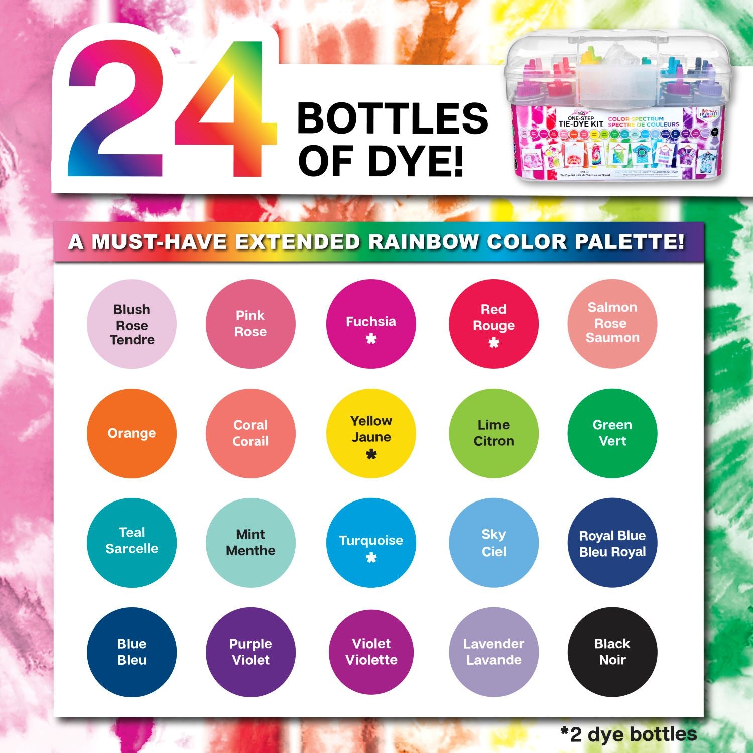 Tulip Color Spectrum Tie-Dye Tub Kit - 3