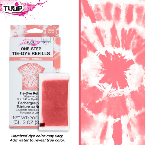 Tulip One-Step Tie-Dye Refills Coral