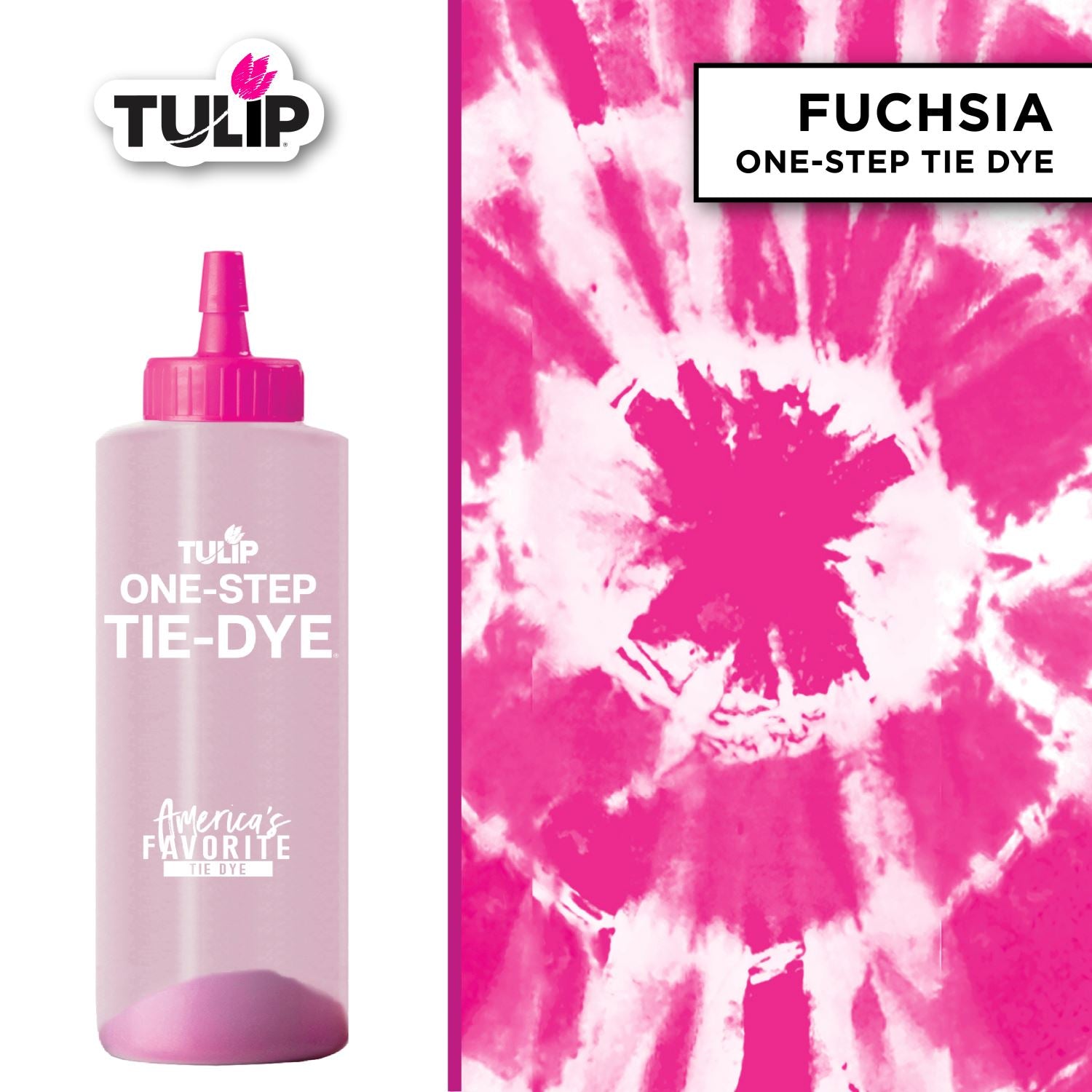 Tulip Fuchsia 1-Color Tie-Dye Kit - 4