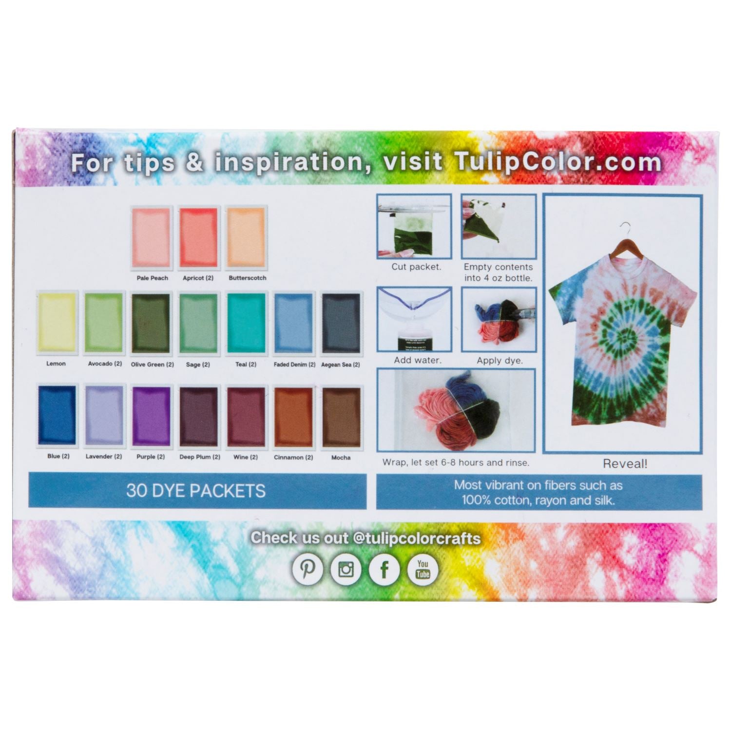 Tulip Tie-Dye Refills  Nature 30 Pack - 9