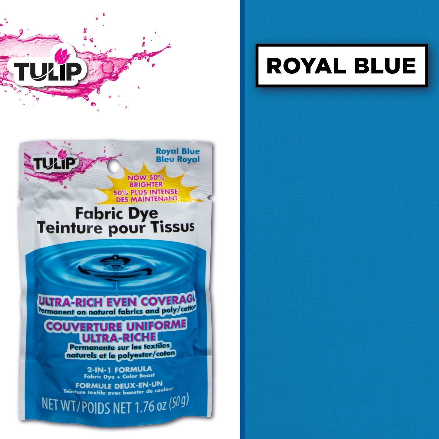 Tulip Permanent Fabric Dye Royal Blue – Tulip Color Crafts