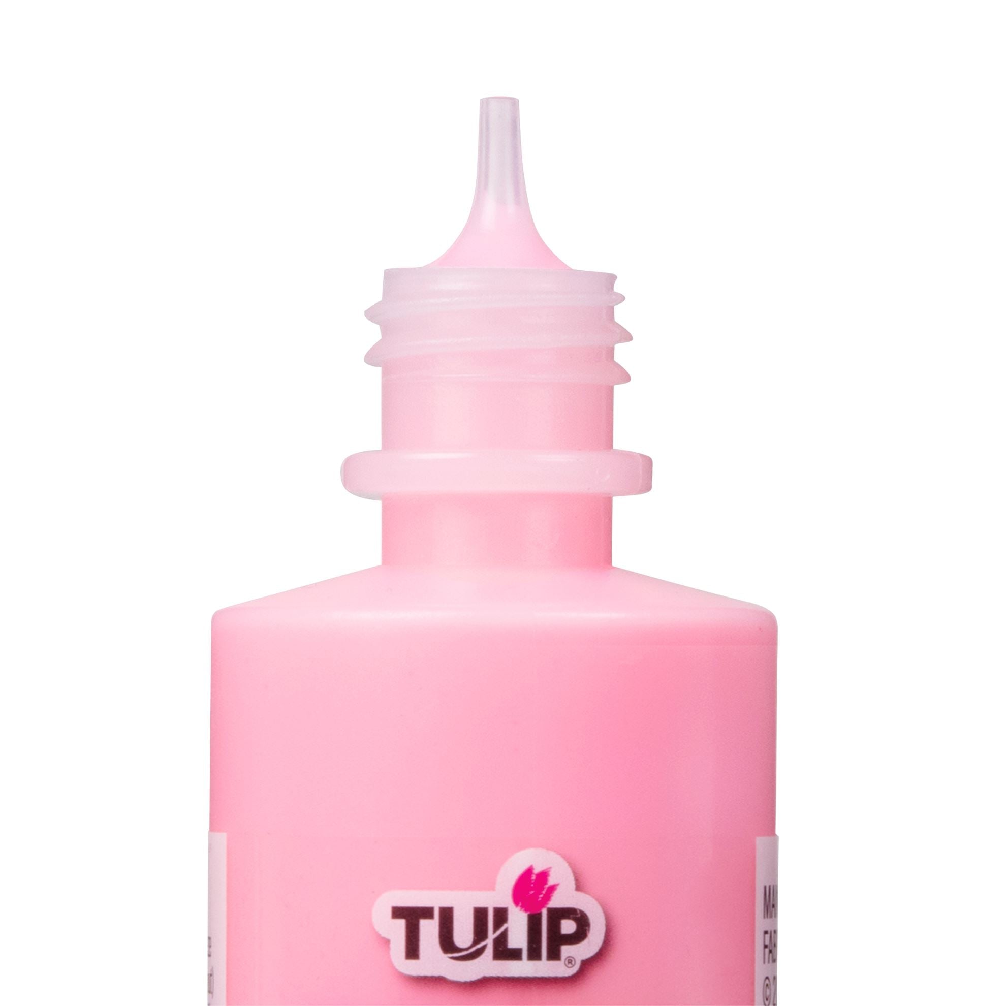 Tulip Puff Paint Glow Pink 4 fl. oz. - 5
