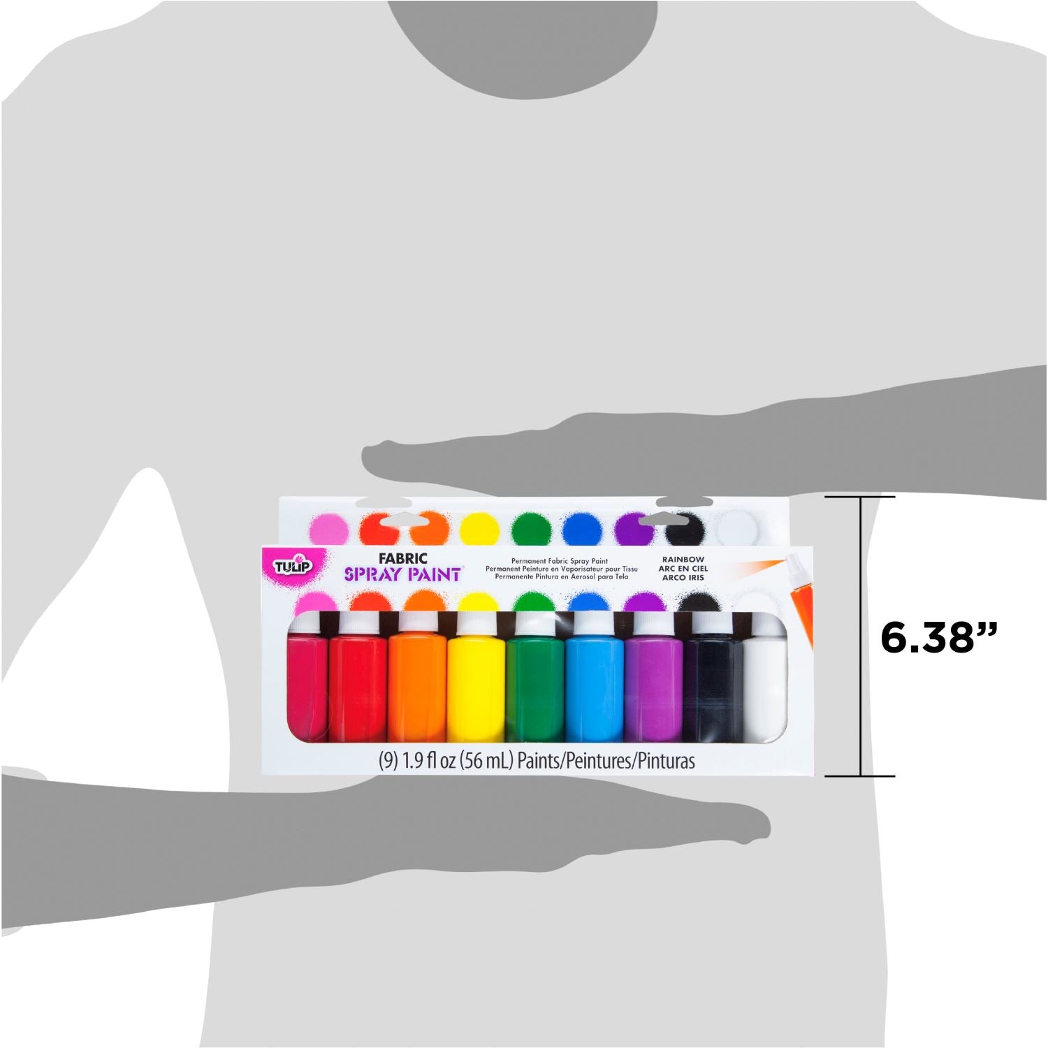 Tulip Fabric Spray Paint Rainbow 1.9 fl. oz. 9 Pack - 6