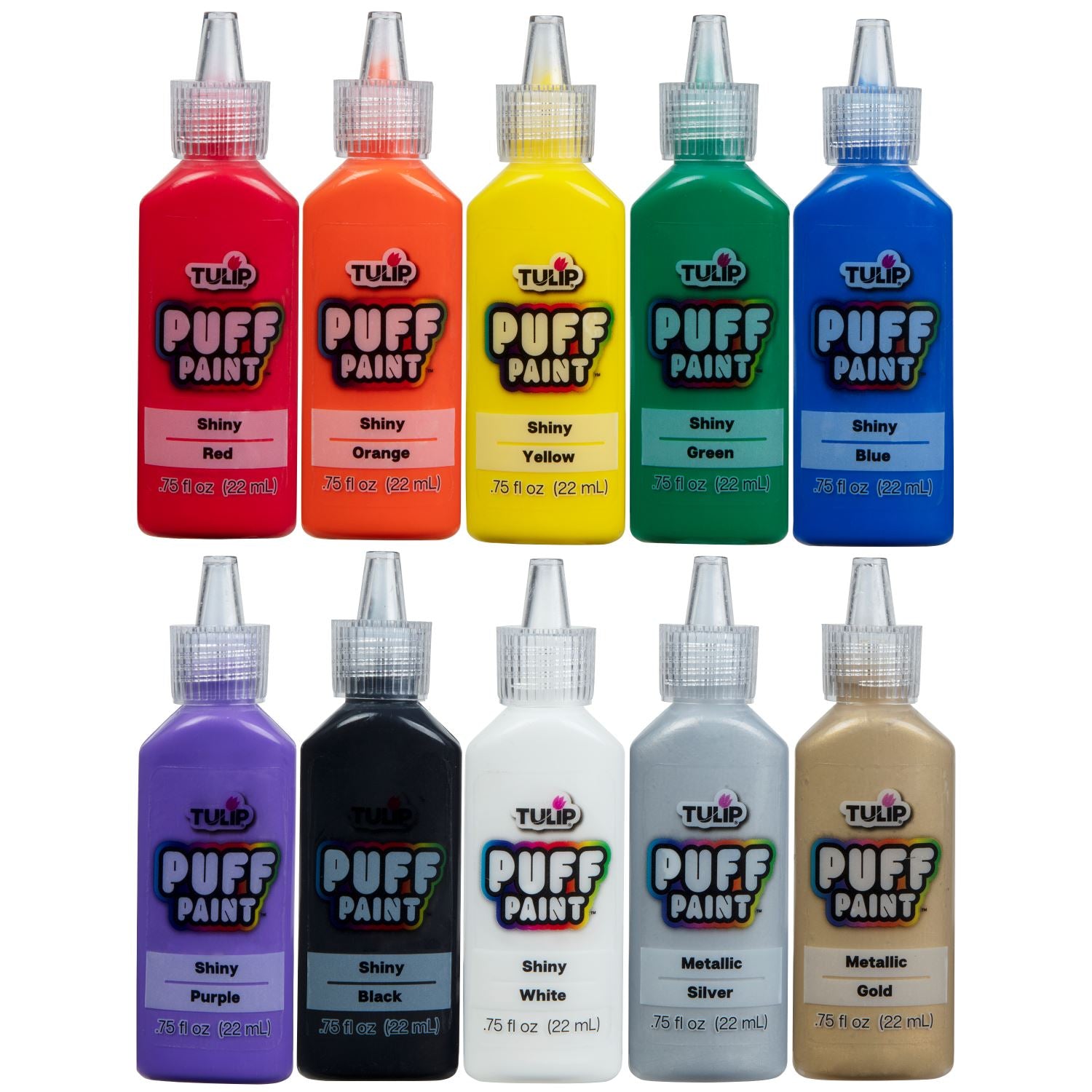 Tulip Puff Paint Essentials .75 fl oz 10 Pack - 2