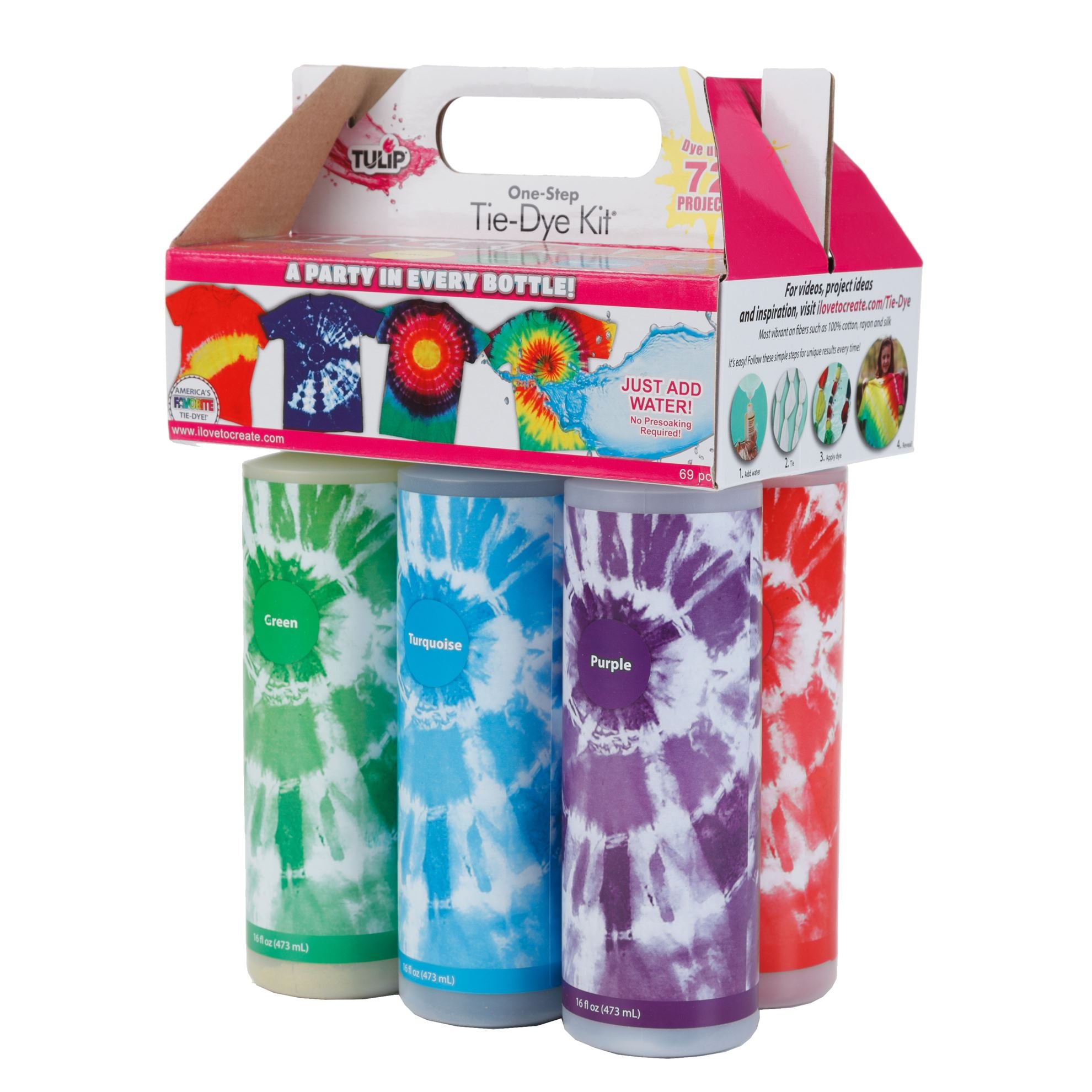 Tulip Party Pack 16 fl. oz. 6-Color Tie-Dye Kit - 1