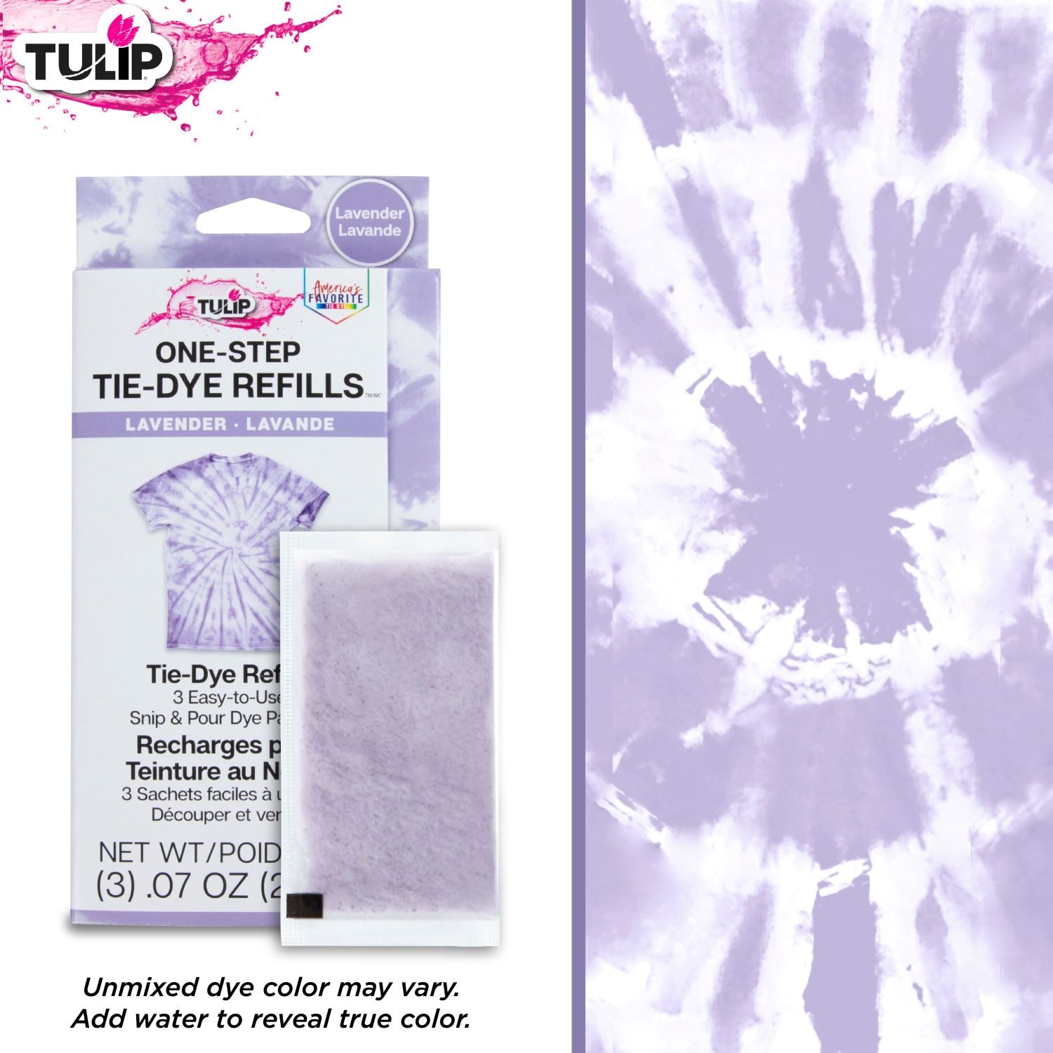 Tulip One-Step Tie-Dye Refills Lavender - 4