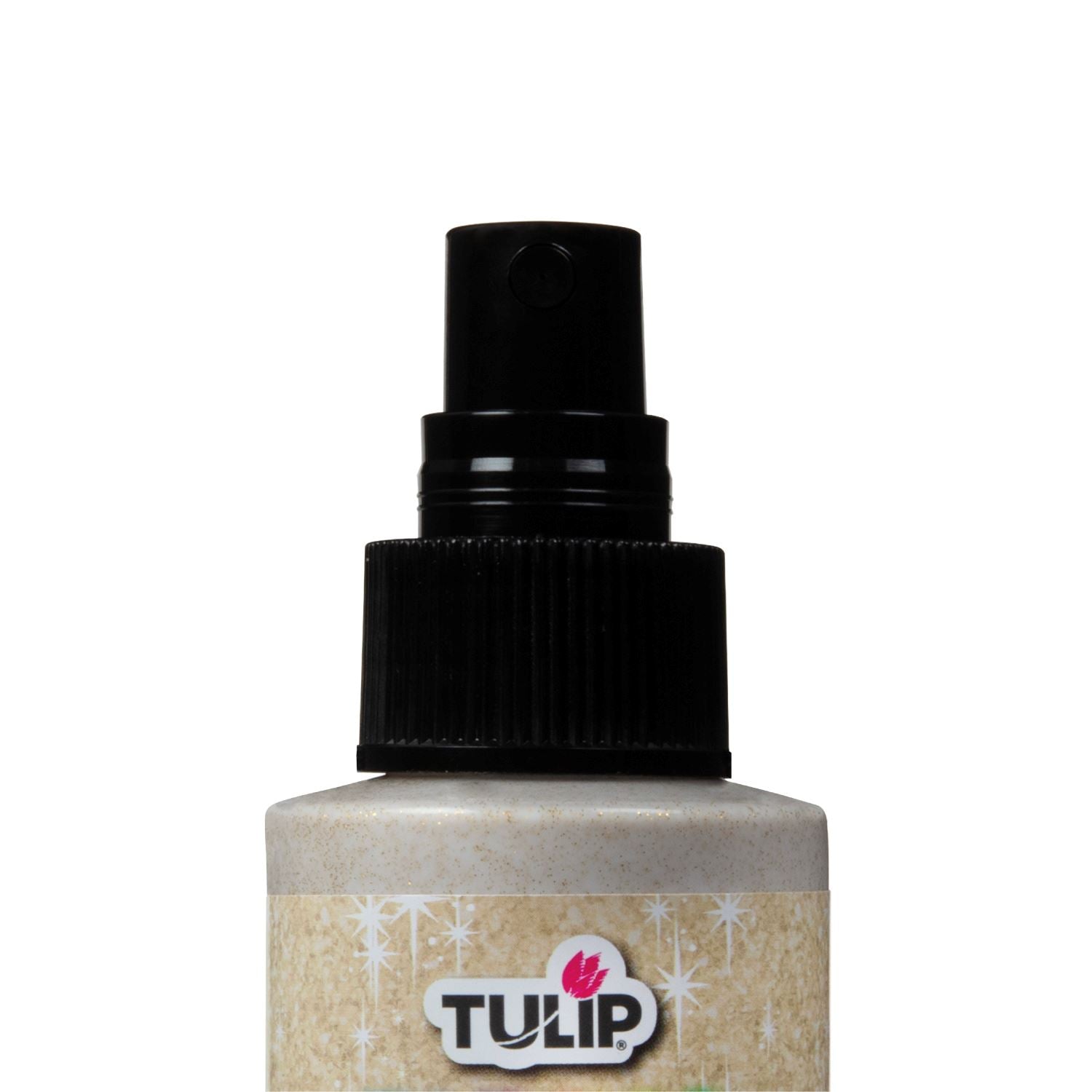 Tulip Fabric Spray Paint Glistening Gold Glitter 4 fl. oz. – Tulip
