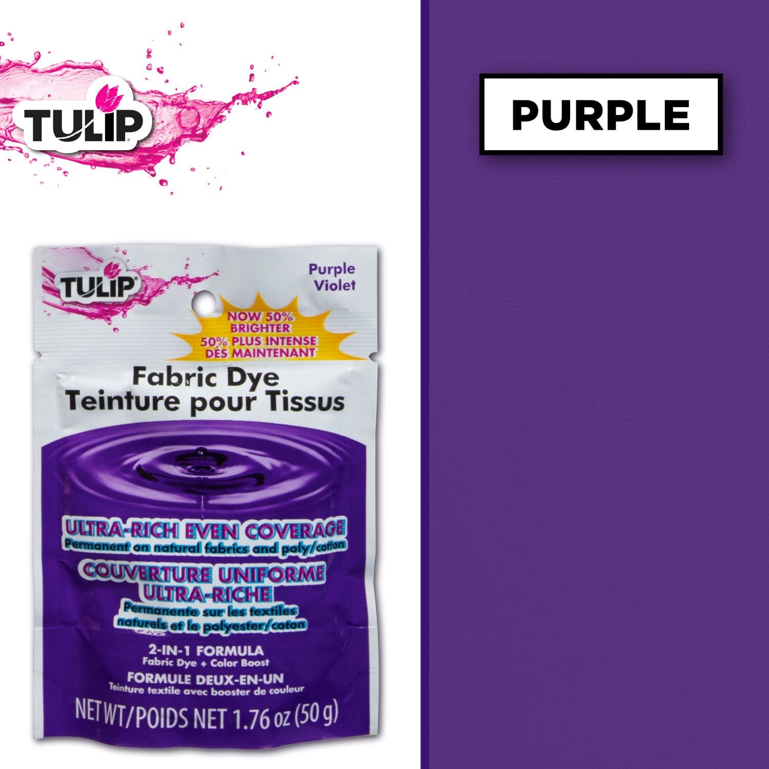 Tulip Permanent Fabric Dye (Hot Purple)