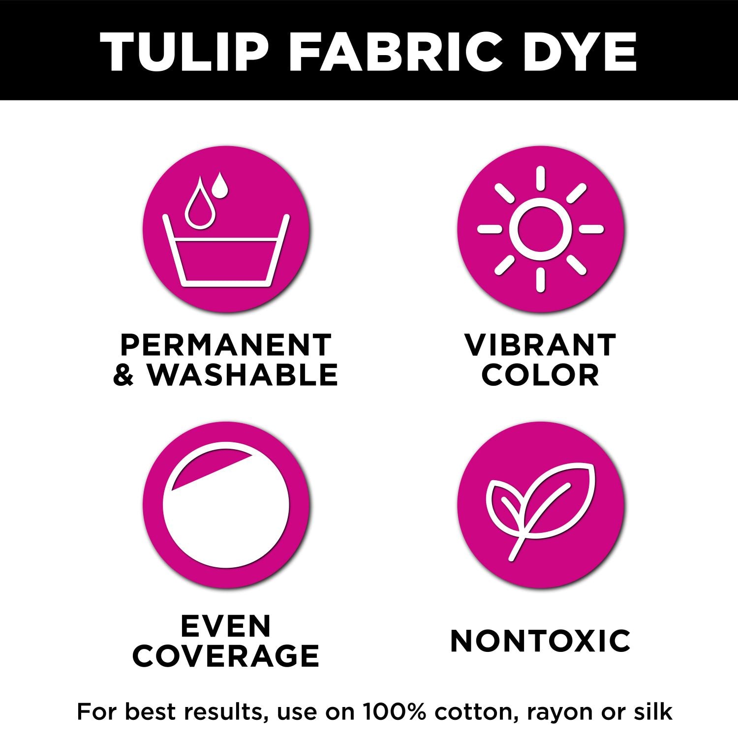 Tulip Permanent Fabric Dye- Black (26588)