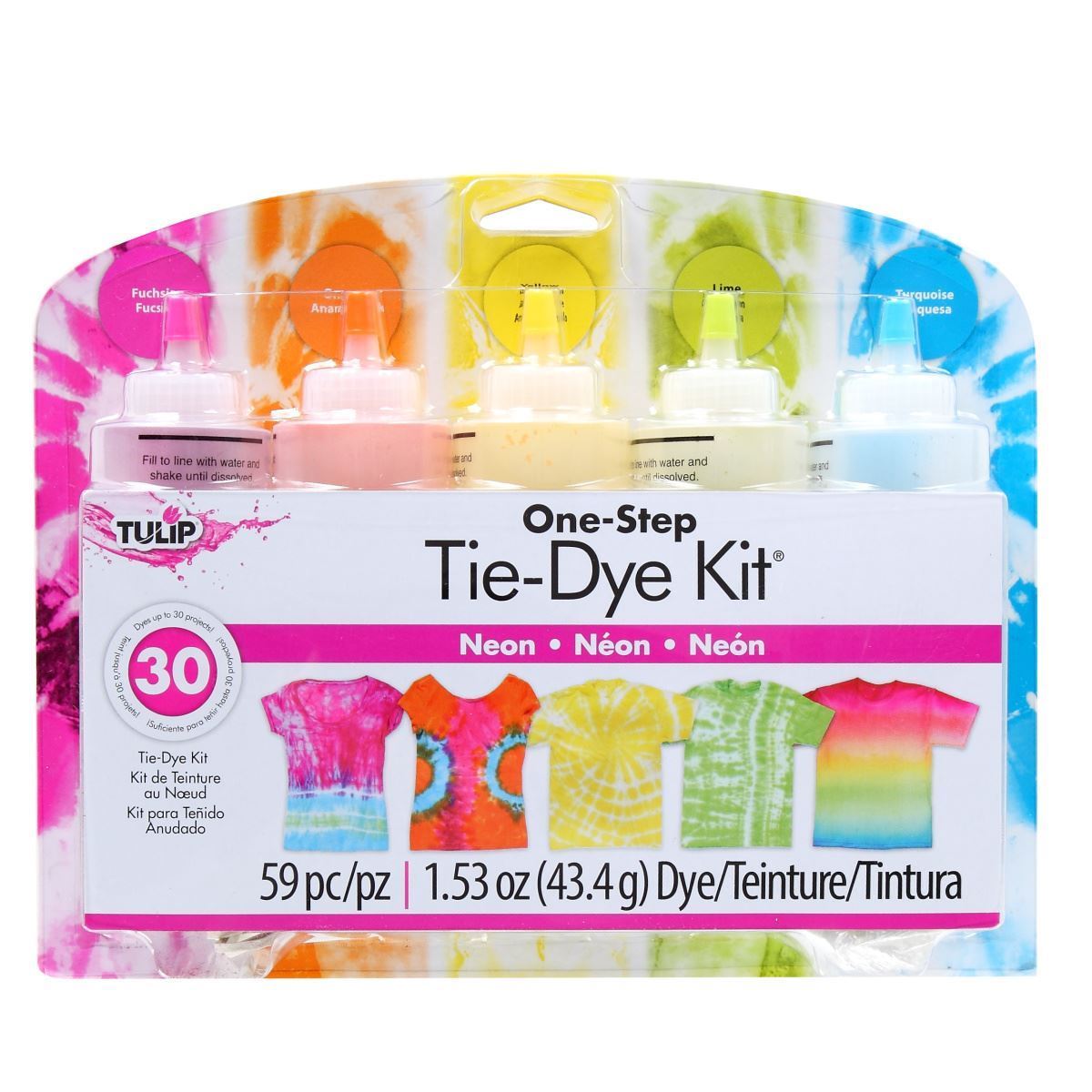 Tulip Neon 5-Color Tie-Dye Kit - 1