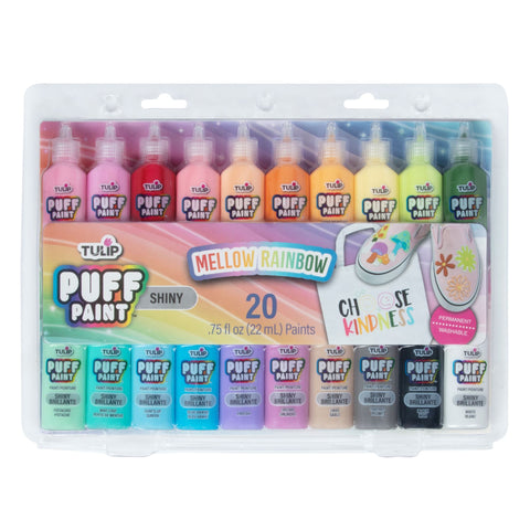 Tulip Puff Paint Mellow Rainbow  .75 fl oz 20 Pack