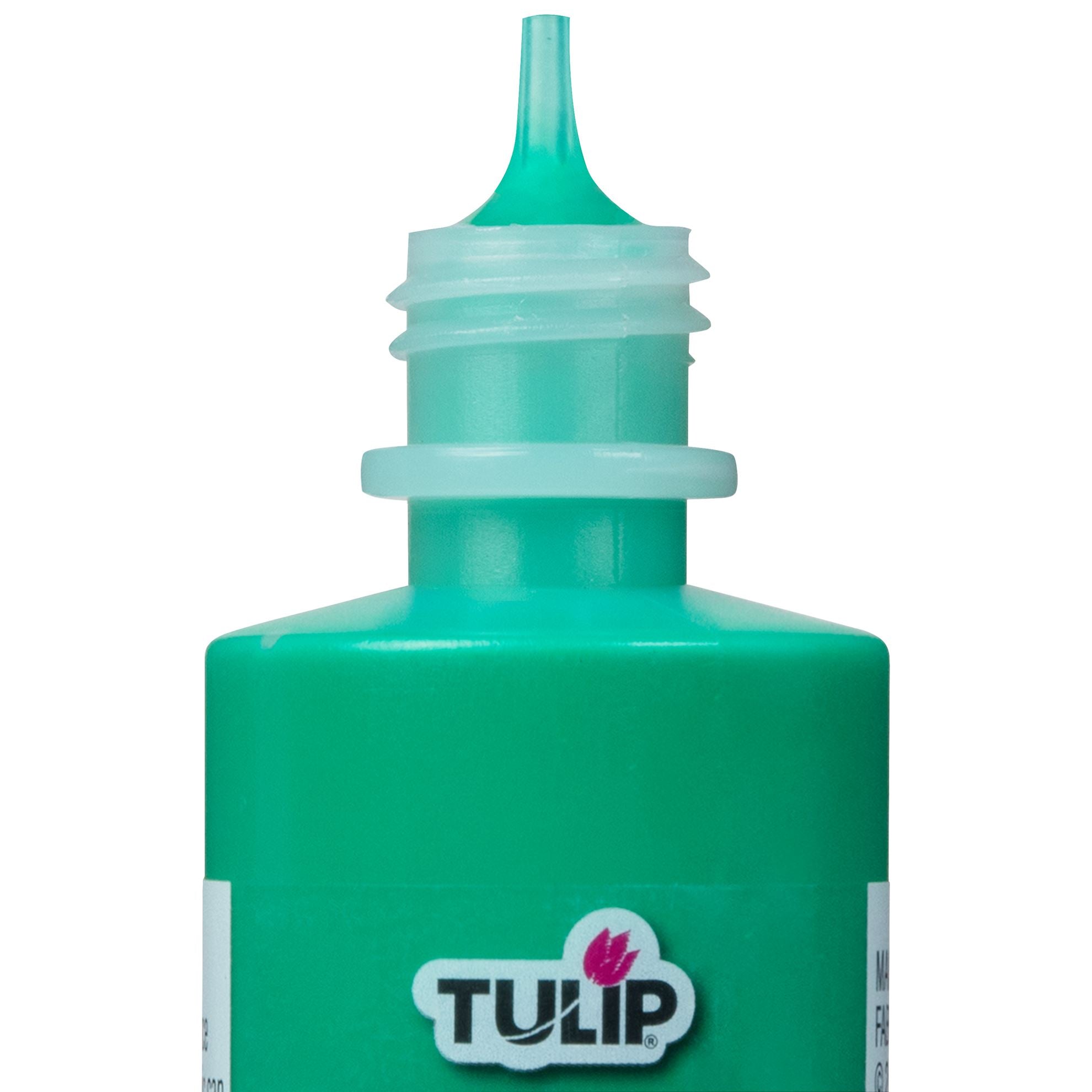 Tulip Puff Paint Shiny Leaf Green 4 fl. oz. - 4