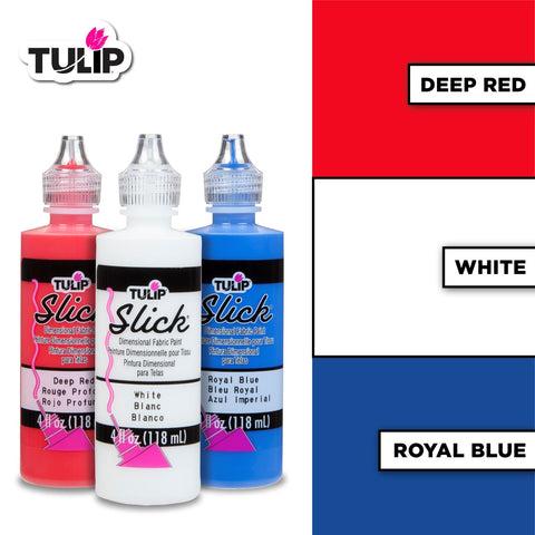 Tulip Dimensional Fabric Paint USA 4 fl. oz. 3 Pack – Tulip Color