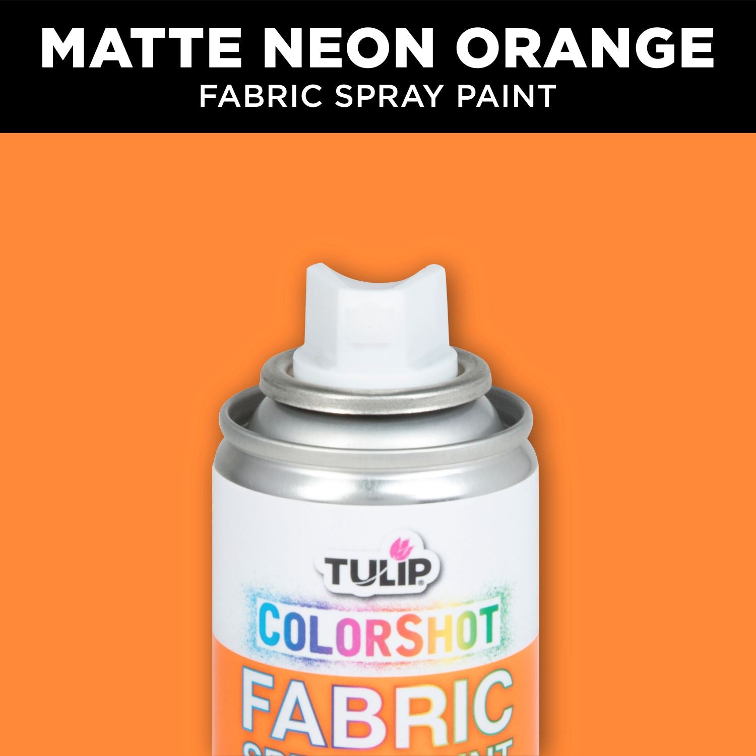 Tulip 0.81 fl oz Fabric Spray Paint 7 Pack, Neon 