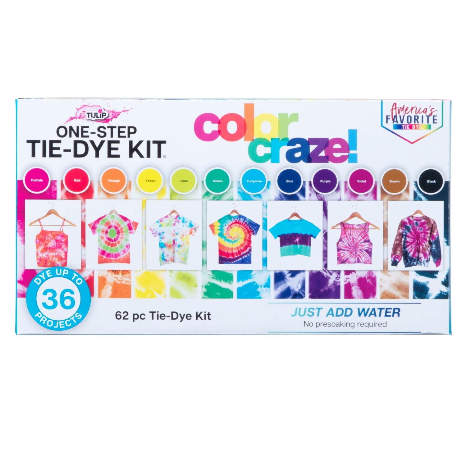 Tulip Color Craze! 12-Color Tie-Dye Kit - 1