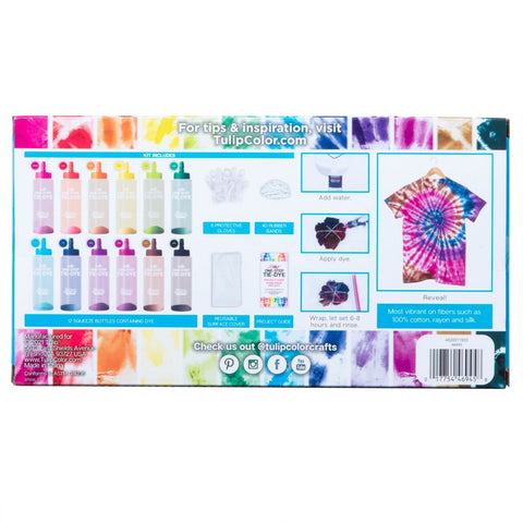 Tulip Color Craze! 12-Color Tie-Dye Kit