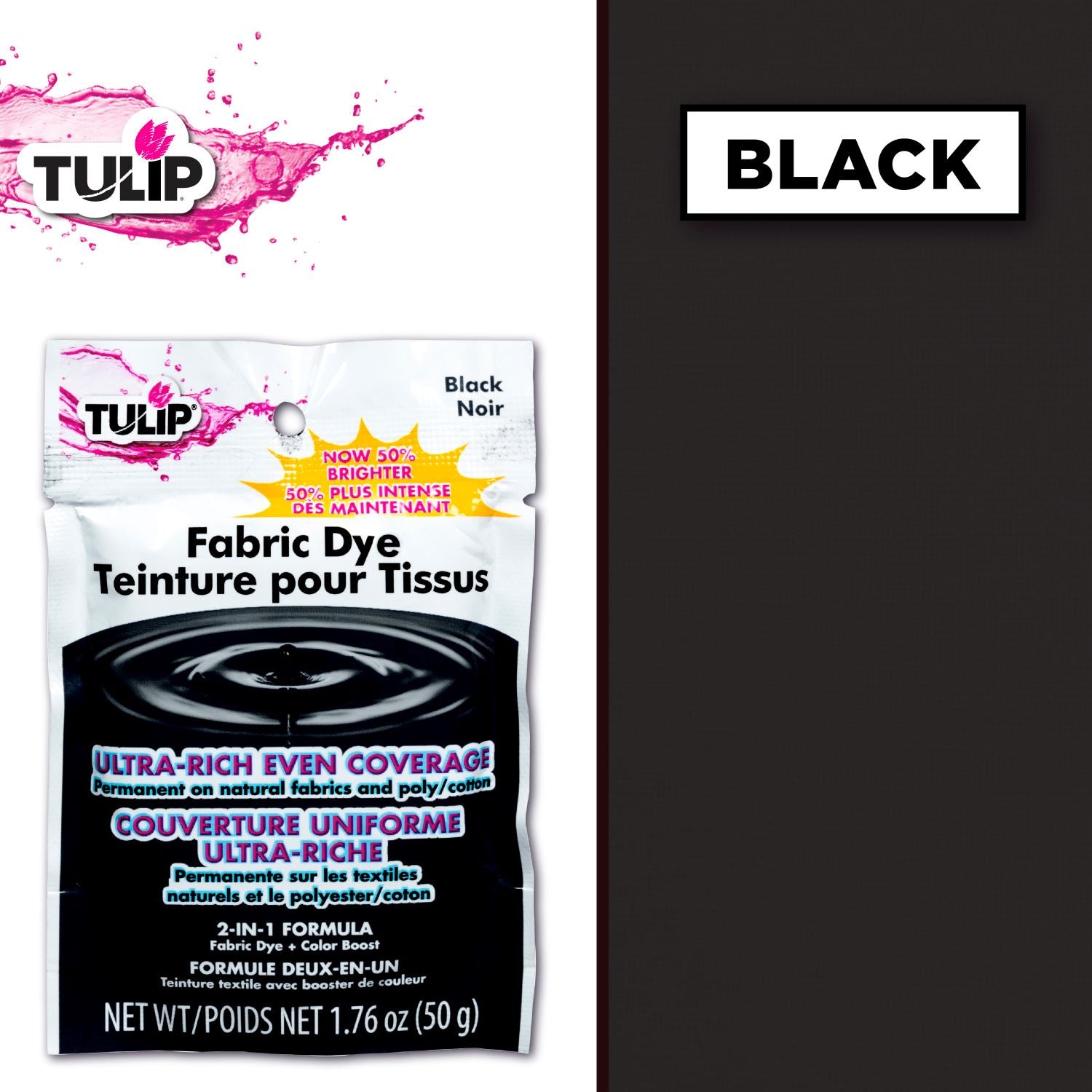 Tulip Permanent Fabric Dye Black - 3