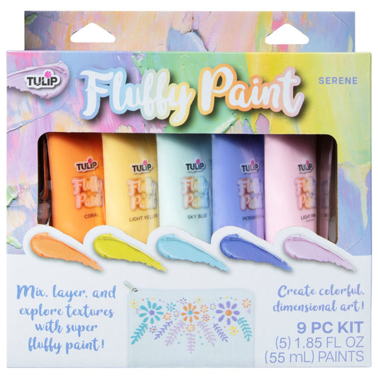 1-Oz. Tulip® Rainbow Puffy® Assorted Colors 3D Paint - Set of 20