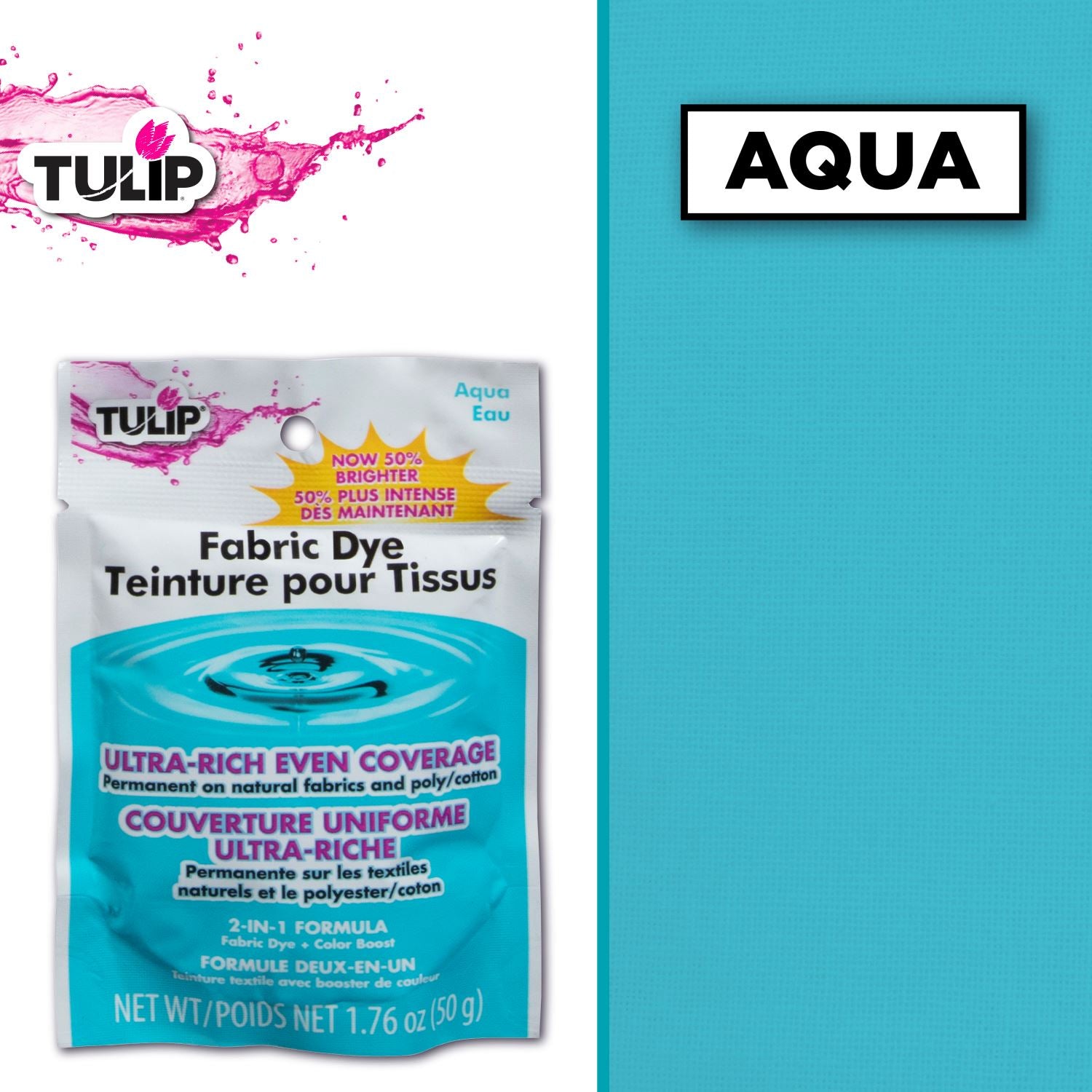 Tulip Permanent Fabric Dye Aqua – Tulip Color Crafts